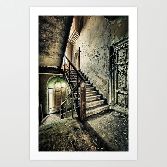 Neglected Stairway Art Print
