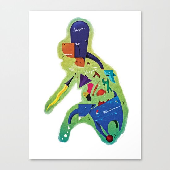 The Philippines as a Menagerie Canvas Print