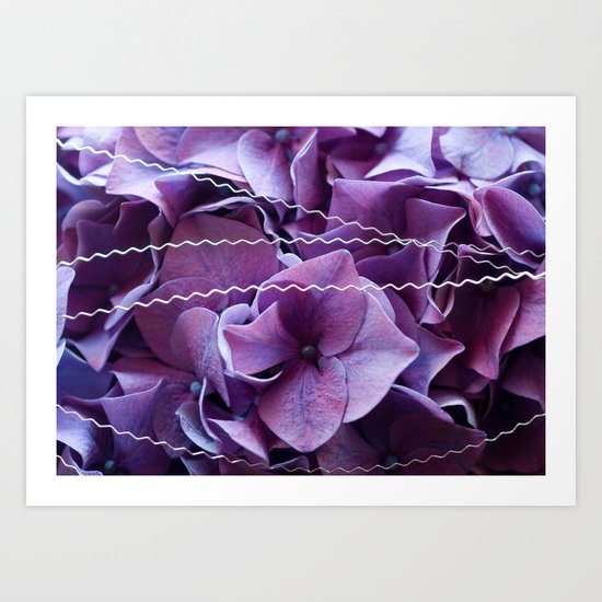 Hydrangeas #1 #Purple #art #society6 Art Print