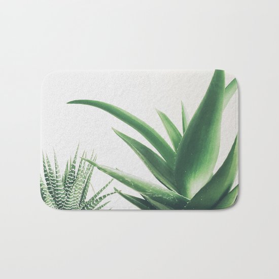Succulents Bath Mat