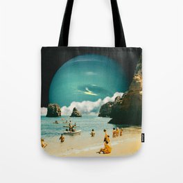 Space Beach Tote Bag