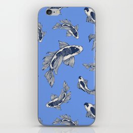 Blue Koi Fish iPhone Skin