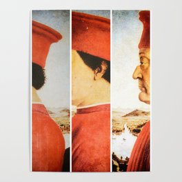 Art Remix of Piero della Francesca Poster