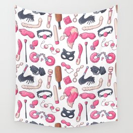 Adults Sex Toys Pattern Wall Tapestry