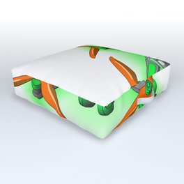 Freestyle race fpv quad drone LED design Outdoor Floor Cushion