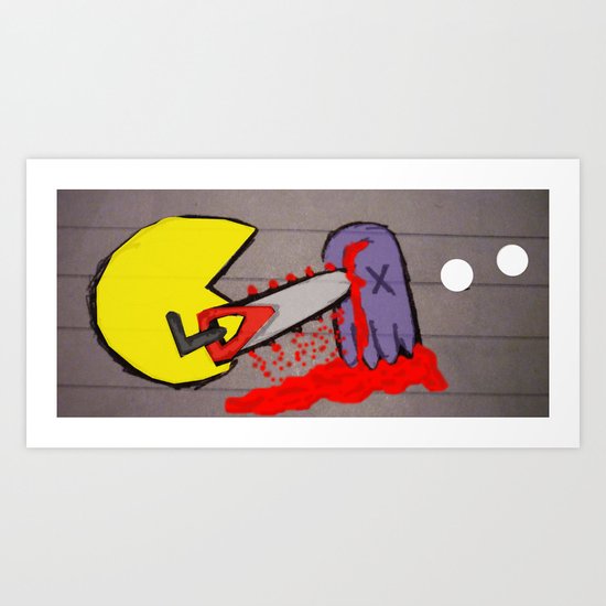 killer pacman Art Print