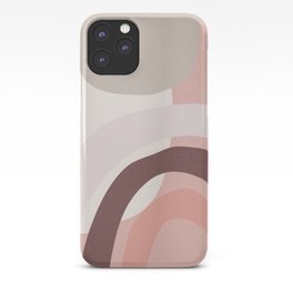 Abstract Pink Geometry iPhone Case