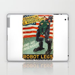 Franklin D. Roosevelt and his Amazing Robot Legs.... Laptop & iPad Skin