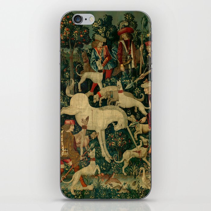 The Unicorn Defends Itself (from the Unicorn Tapestries) 1495–1505 iPhone Skin