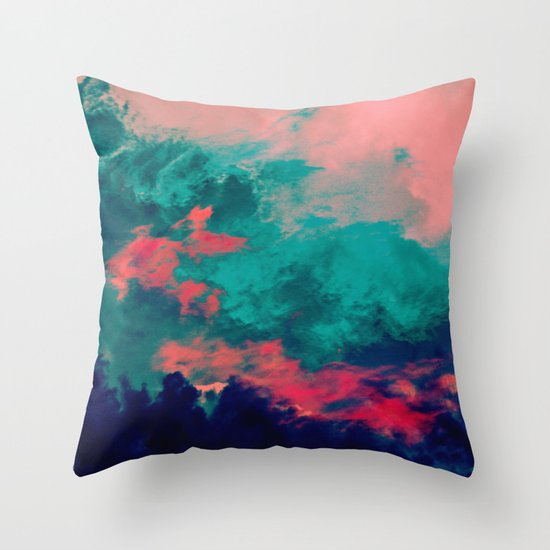 Painted Clouds IV Throw Pillow