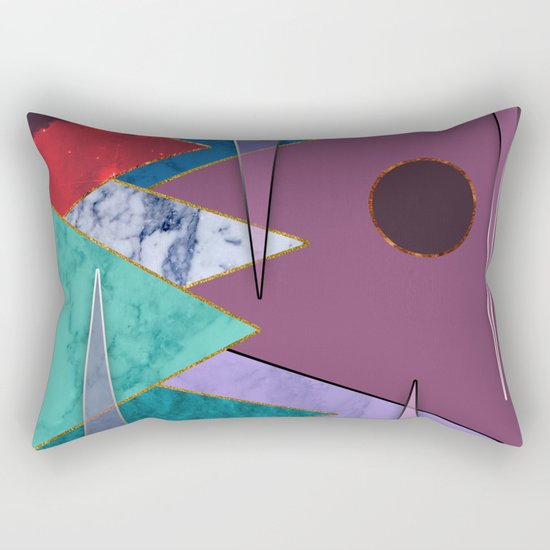 Abstract #405 Rectangular Pillow