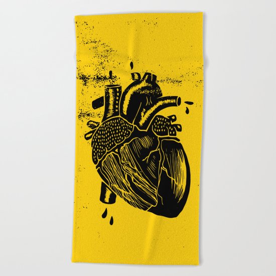 heart Beach Towel