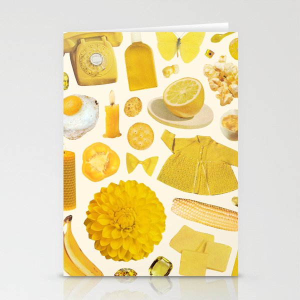 YELLOW by Beth Hoeckel Stationery Cards