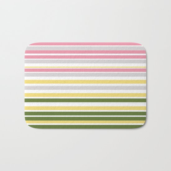 Calm Layers of Pastels Bath Mat