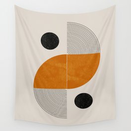 Abstract Geometric Shapes Wall Tapestry