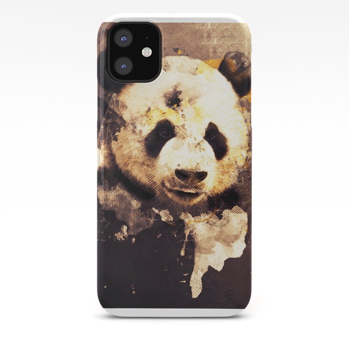 Panda Painting Abstract Art Bears Black And White Animals