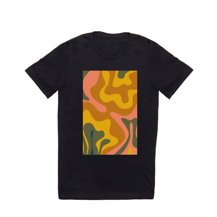 14 Abstract Swirl Shapes 220711 Valourine Digital Design T Shirt