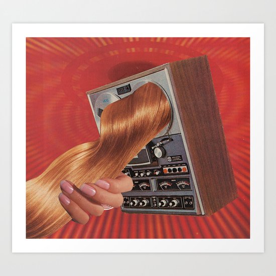 everything beautiful is far away - goofbutton collaboration #10 Art Print