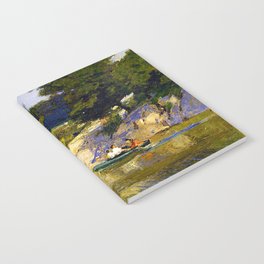 Edward Henry Potthast Boating in Central Park Notebook