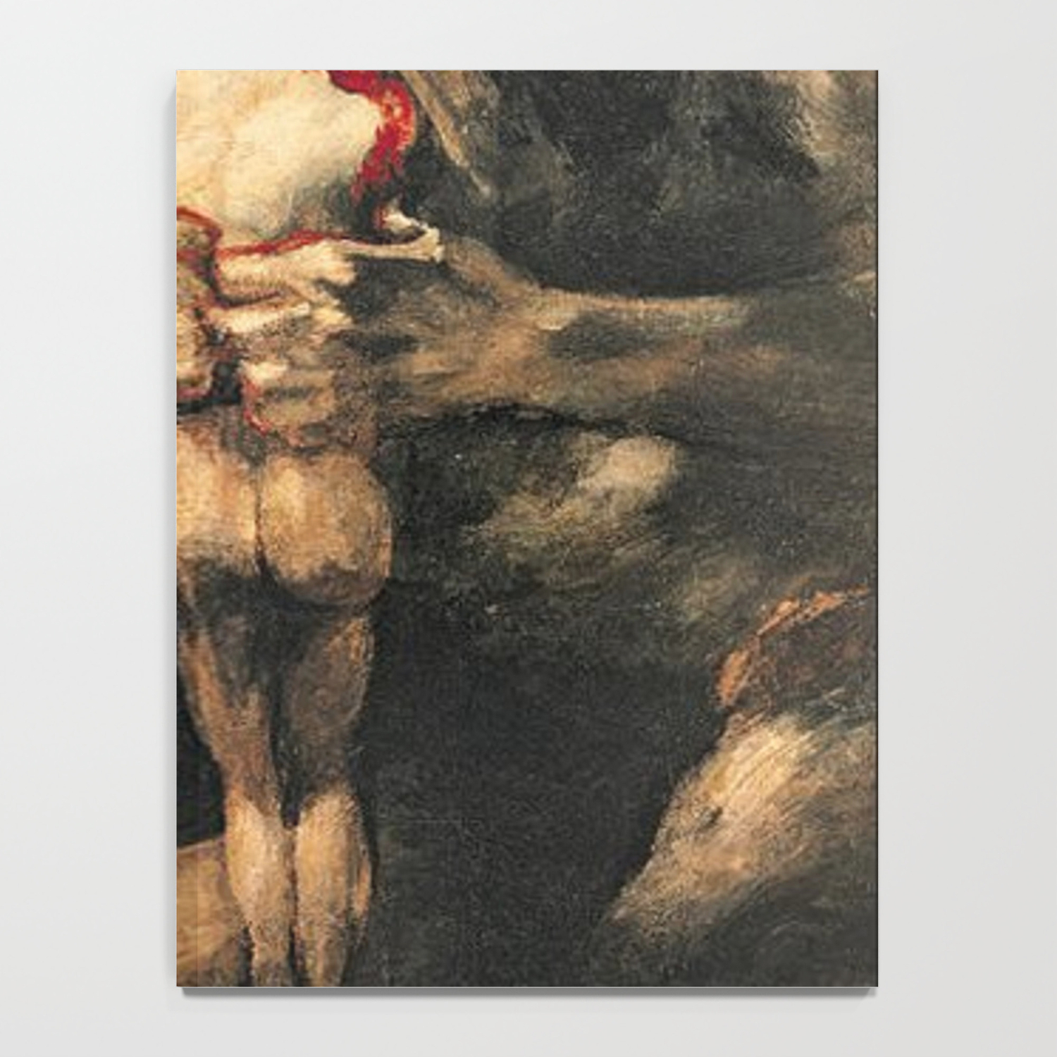 Saturn Devouring His Son Goya Painting Notebook By Vintageartstore