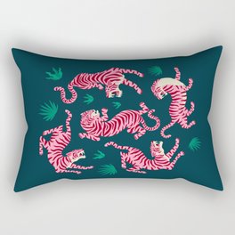 Night Race: Pink Tiger Edition Rectangular Pillow