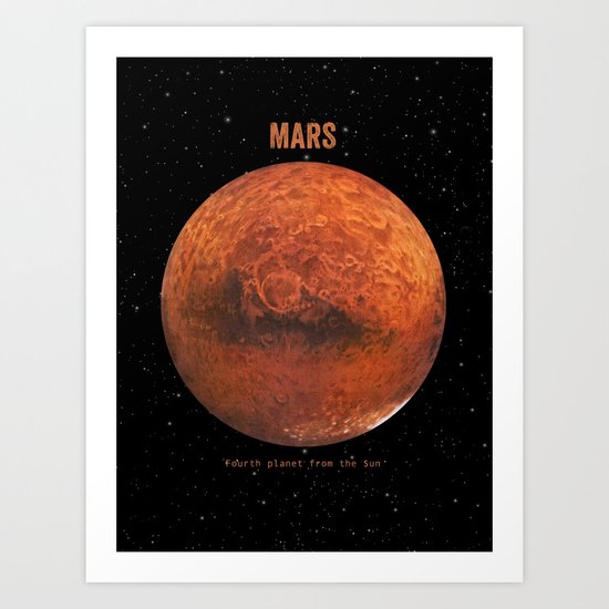 Mars Art Print