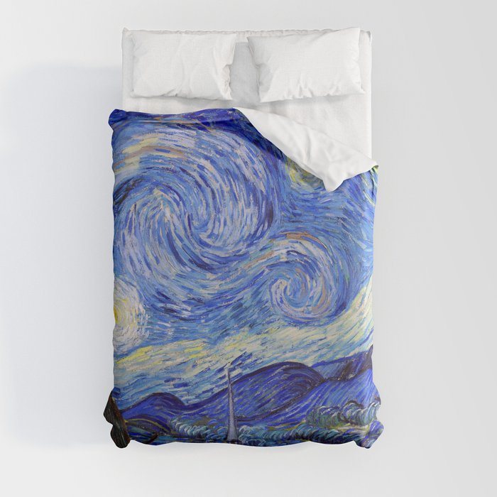 Vincent van Gogh “ Starry Night ” Duvet Cover by DOHSHIN | Society6