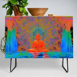 Cool Water Zen (Ultraviolet) (psychedelic, meditation) Credenza