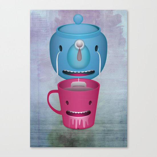 Tea Potty Canvas Print