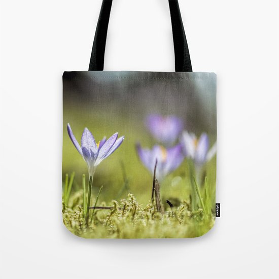 Crocus meadow Tote Bag