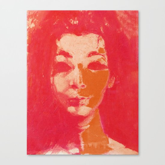 Colorful Woman 1 Canvas Print