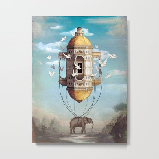 Imaginary Traveler Metal Print