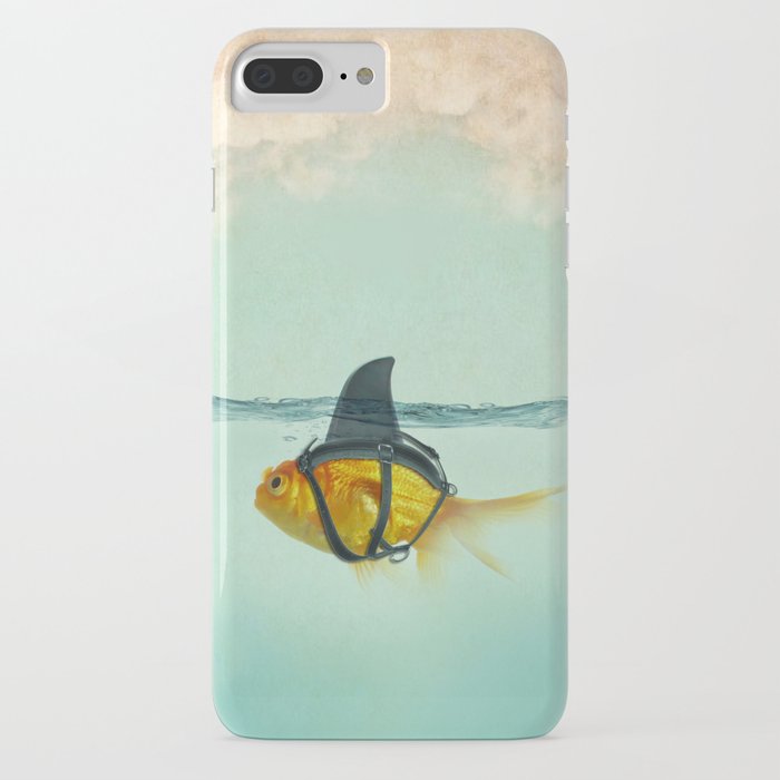 Brilliant DISGUISE - Goldfish with a Shark Fin iPhone Case