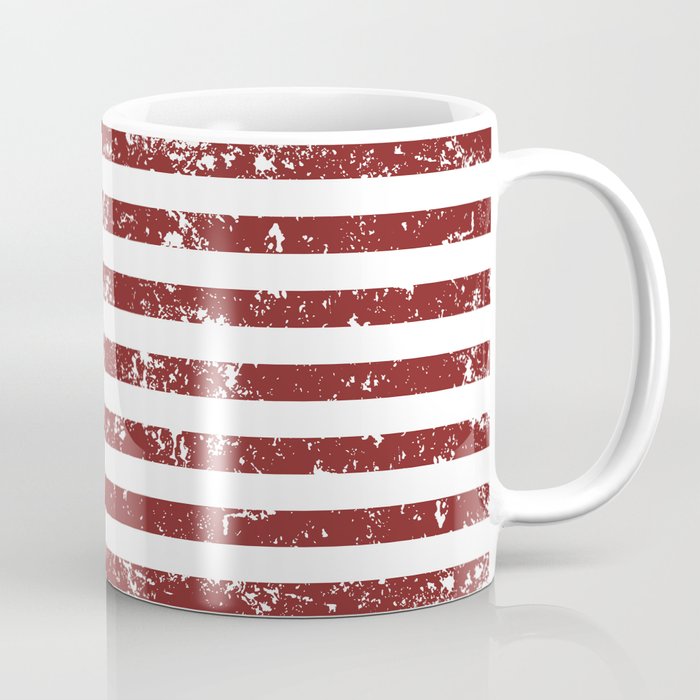 Old scratched USA flag Coffee Mug
