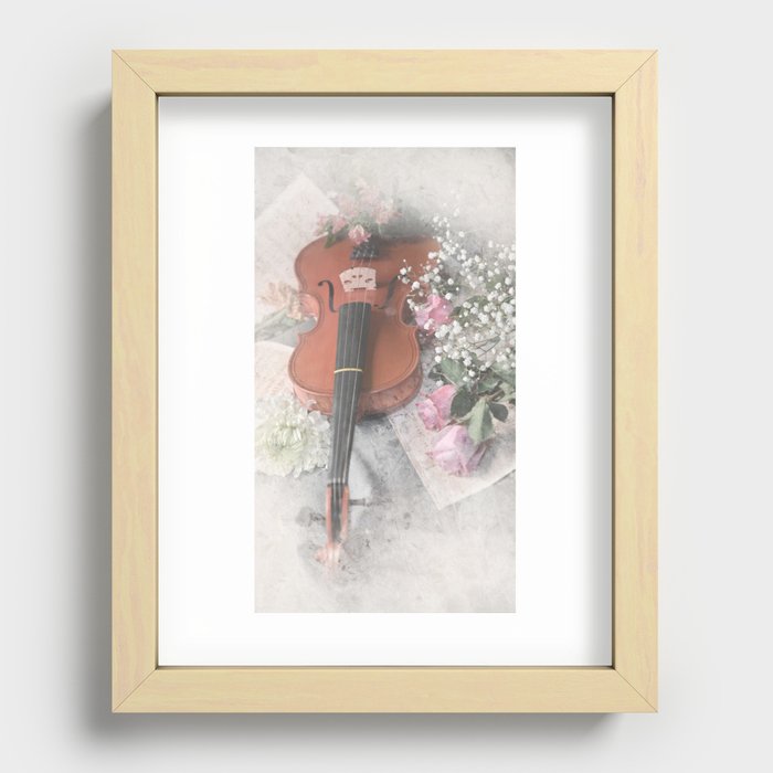 For the Love of Music Recessed Framed Print