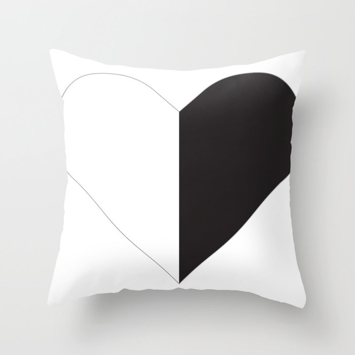 Join Hearts Throw Pillow
