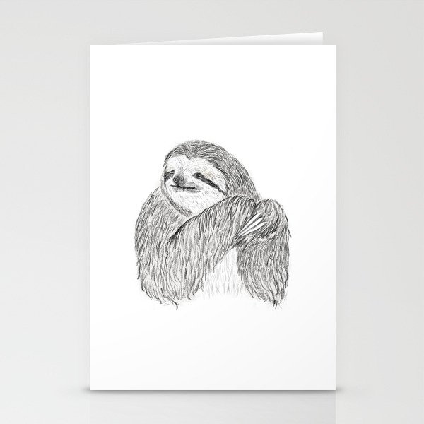 sloth Stationery Cards