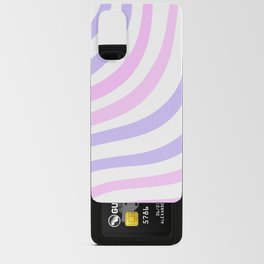 Pastel Pink and Purple Stripes Android Card Case