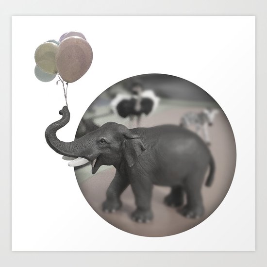 Lighter than air Art Print