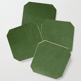 Sage Green Velvet texture Coaster