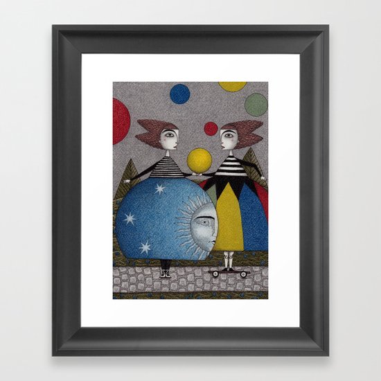 Ball Game Framed Art Print