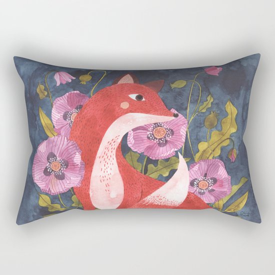 FOX & FLORA Rectangular Pillow