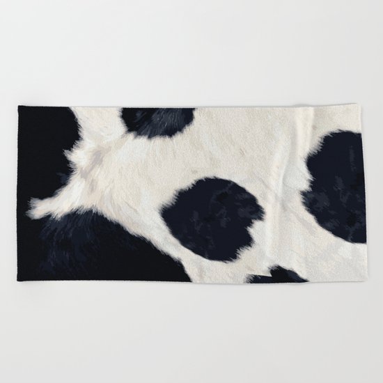 Cow Skin Beach Towel