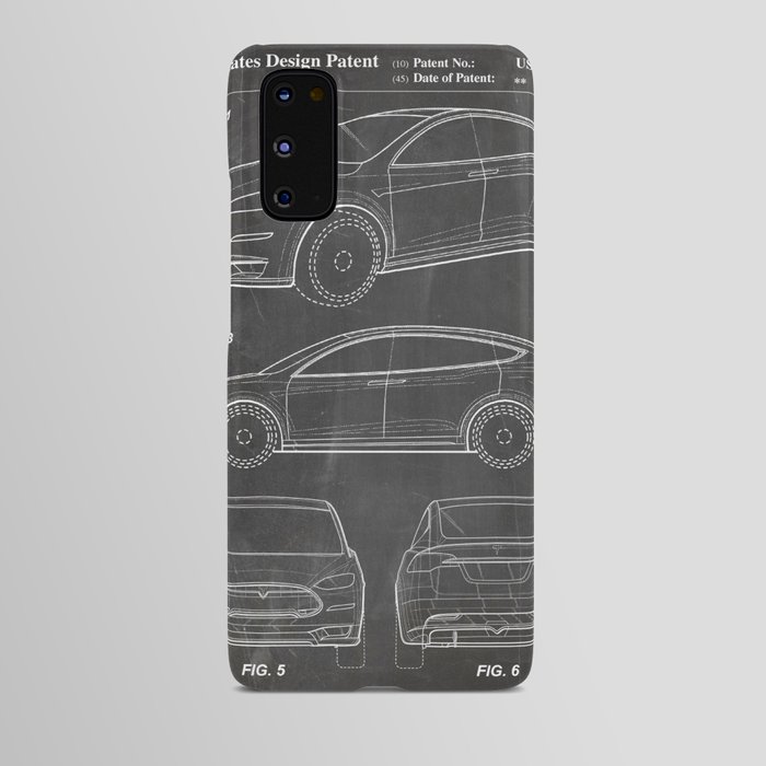 Electric Car Patent EV Electric Vehicle Car Fan Art Black