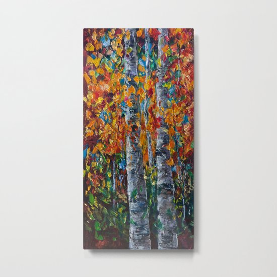 Aspen Trees - 1 Metal Print