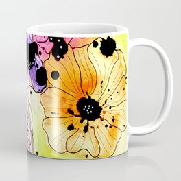 Splat Flowers Coffee Mug