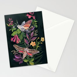 Hummingbird Moth Stationery Card