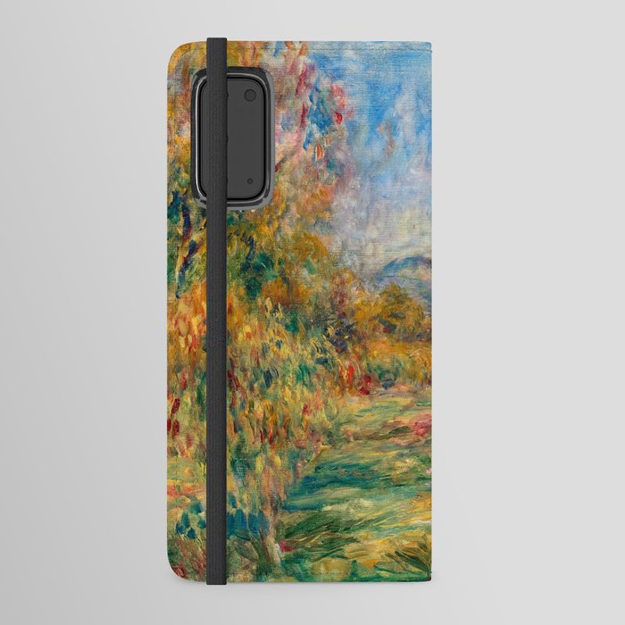 Landscape of Cagnes, 1910 by Pierre-Auguste Renoir Android Wallet Case