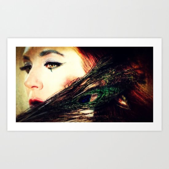 My Comfort is in Shadows Art Print