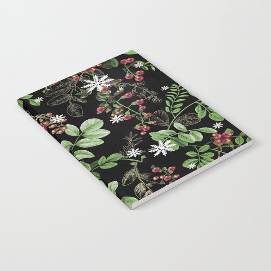 mid winter berries Notebook